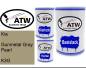 Preview: Kia, Gunmetal Gray Pearl, K3G: 500ml Lackdose + 500ml Klarlack + 250ml Härter - Set, von ATW Autoteile West.